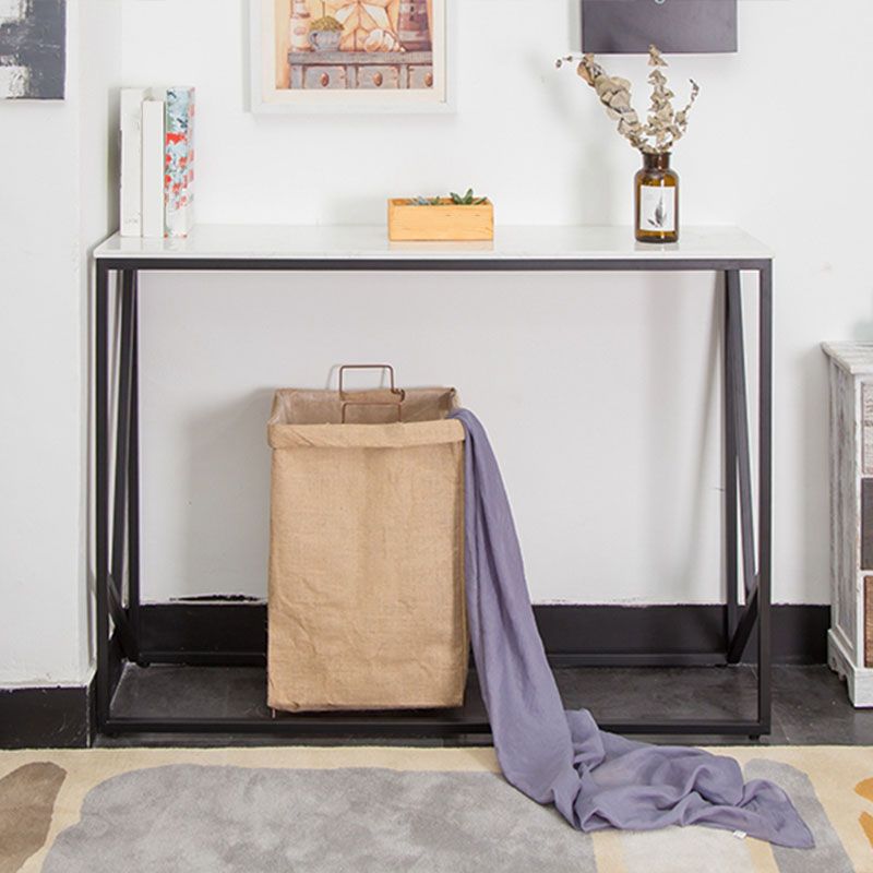 16 "W Moderne stenen console Tafelbestendig frame Accent Table voor Hall