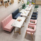 Glam Metal Kitchen Dining fauteuils Open achterste zijstoelen