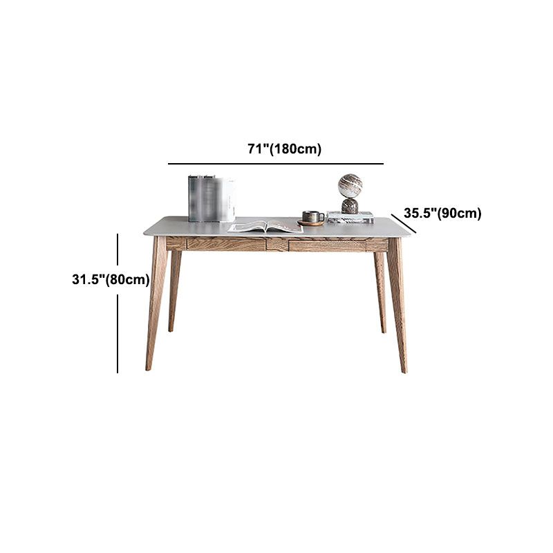 Minimalist 1/4/5/6 Pieces Dining Room Table Rectangular Solid Wood Top Dining Chairs Set Clearhalo 'Dining Room Sets' 'Dining Tables & Seating' 'dining_room_set' 'furn' 'furn_dining_room_set' 'Furniture' 'furniture_dining_room_set' 'Kitchen & Dining Furniture' 'kitchen&dining_furn' 'kitchen' 1200x1200_92e1750f-5c3b-46a8-b12e-f390d458b32a