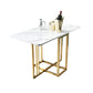 Foldable Artificial Wooden Top Dining Table Extendable Trestle Base Round Table Clearhalo ' dining_table' 'Dining Tables & Seating' 'Dining Tables' 'furn' 'furn_dining_table' 'Furniture' 'furniture_dining_table' 'Kitchen & Dining Furniture' 'kitchen&dining_furn' 'kitchen' 'kitchen_dining_table' 1200x1200_92e2cd30-a0d9-4ea5-bfc7-ea8467cfb57e