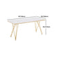 Glam 1/2/5 Pieces Dining Set Stone Top Dining Table with Chairs for Restaurant Clearhalo 'Dining Room Sets' 'Dining Tables & Seating' 'dining_room_set' 'furn' 'furn_dining_room_set' 'Furniture' 'Kitchen & Dining Furniture' 1200x1200_92e32d80-4701-4005-b01b-9b68e9188985