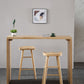 Table de bar en bois moderne, plateau en bois massif, Table de bistro, pour salon