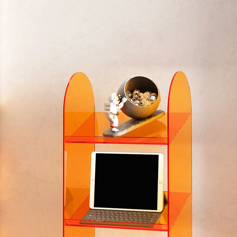 Modern Style Bookshelf Open Back Standard Acrylic Bookcase with Shelves Clearhalo 'Bookcases' 'furn' 'furn_bookcases' 'Furniture' 'Office Furniture' 1200x1200_92e82917-b253-4b77-9df1-3ff8de369062