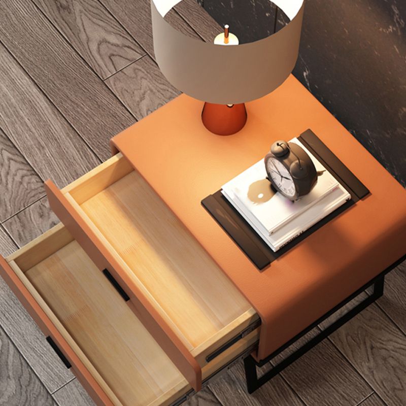 20 '' Tall Lade opslag accenttafel nachtkastje modern faux lederen nachtkastje