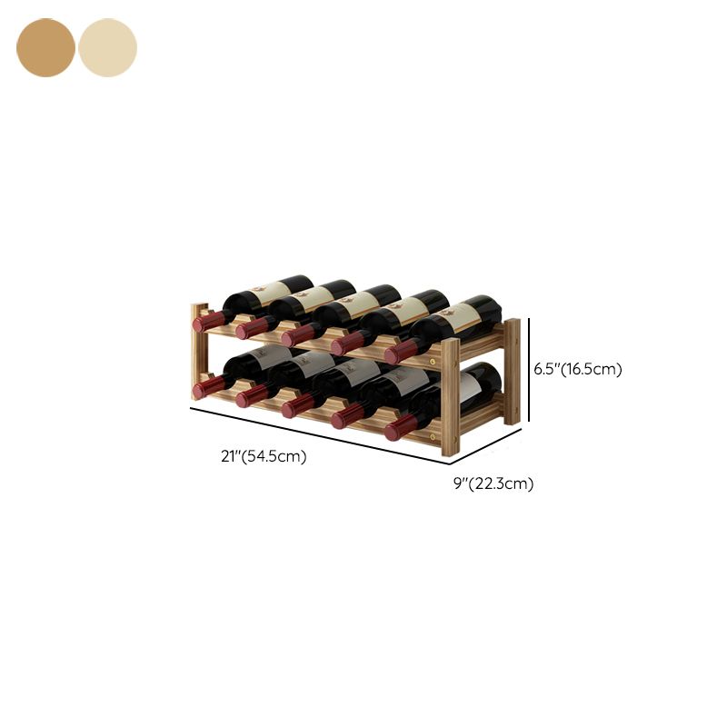Modern Countertop Wine Bottle Holder Pine Bottle Wine Rack with Shelf Clearhalo 'furn' 'furn_wine_racks' 'Furniture' 'Kitchen & Dining Furniture' 'Wine Racks' 'wine_racks' 1200x1200_92e9c149-8bd8-4d27-af29-f10b33f3dd91
