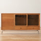 Contemporary 35'' Height Sideboard Table 3 Doors 2 Drawer Buffet Table for Living Room