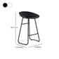 Industrial Armless Backrest Counter Stool Iron Cafe Bar Stool with Acrylic Seat and Pedal Clearhalo 'Bar Furniture' 'Bar Stools' 'bar_stools' 'furn' 'furn_bar_stools' 'Furniture' 'furniture_bar_stools' 'Kitchen & Dining Furniture' 1200x1200_92eb2cb4-b2d5-49ac-8159-88d5d92f32b7