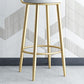 Glam Style Bar-stool with Footrest Metal Legs Low Back for Kitchen Bar Clearhalo 'Bar Furniture' 'Bar Stools' 'bar_stools' 'furn' 'furn_bar_stools' 'furniture_bar_stools' 'Kitchen & Dining Furniture' 'kitchen&dining_furn' 'kitchen' 'kitchen_furn' Furniture' 1200x1200_92ebe888-9ff3-4805-8739-951b27ed19bc