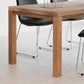 Rectangle 4 Legs Minimalist Dining Table Solid Wood Fixed Table for Restaurant Clearhalo ' dining_table' 'Dining Tables & Seating' 'Dining Tables' 'furn' 'furn_dining_table' 'Furniture' 'furniture_dining_table' 'Kitchen & Dining Furniture' 'kitchen&dining_furn' 'kitchen' 'kitchen_dining_table' 1200x1200_92efbf9d-ae30-4a6a-922b-b2c9c0235d52