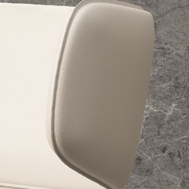 Modern Simple Side Chair Faux Leather Wingback Chair for Living Room