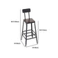 Industrial Style 1/2/7 Pieces Bar Table Set Rectangle Bar Table with High Stools Clearhalo 'Bar Furniture' 'furn' 'furn_home_bar_bar_sets' 'Furniture' 'Home Bars & Bar Sets' 'home_bar_bar_sets' 'Kitchen & Dining Furniture' 1200x1200_92f2a8da-dc5e-4b5b-a259-24f74a8b49d6