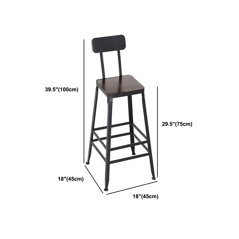Industrial Style 1/2/7 Pieces Bar Table Set Rectangle Bar Table with High Stools Clearhalo 'Bar Furniture' 'furn' 'furn_home_bar_bar_sets' 'Furniture' 'Home Bars & Bar Sets' 'home_bar_bar_sets' 'Kitchen & Dining Furniture' 1200x1200_92f2a8da-dc5e-4b5b-a259-24f74a8b49d6