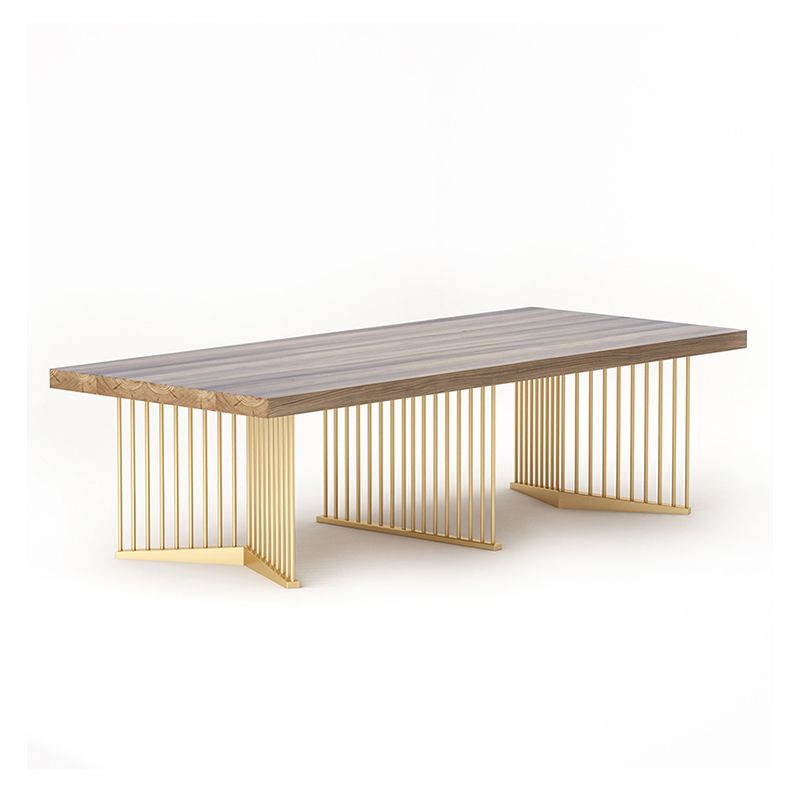 Tavolo rettangolare di riunioni per la casa di lusso in stile banco di lavoro