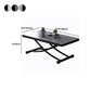 8.6"H Modern Metal Cross Base Glass Rectangular Adjustable Coffee Table Clearhalo 'Coffee & Accent Tables' 'Coffee Tables' 'coffee_tables' 'furn' 'furn_coffee_tables' 'Furniture' 'furniture_coffee_tables' 'Living Room Furniture' 1200x1200_92f3619c-b9d8-4b2b-8fe8-8027b9f85c0a