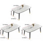 Minimalist Kitchen Sintered Stone Top Dining Table Rectangle Shape Dining Table with 4 Legs Base Clearhalo ' dining_table' 'Dining Tables & Seating' 'Dining Tables' 'Furniture' 'furniture_dining_table' 'Kitchen & Dining Furniture' 'kitchen&dining_furn' 'kitchen' 'kitchen_dining_table' 1200x1200_92f3ee1e-bcf7-47c2-92cf-fb2d614121da