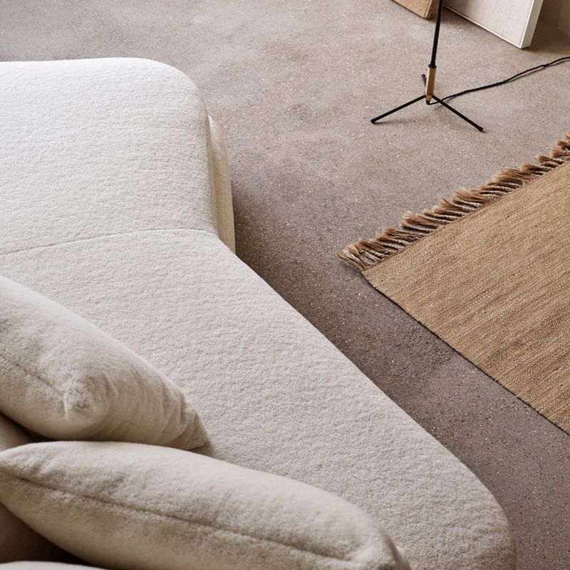 Chaise longue francese con braccioli svasati, sedia con un bracciolo per soggiorno