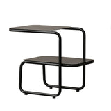 Modernistic Sled Base Side Table Rectangular Metal Top End Table with Shelf Clearhalo 'Coffee & Accent Tables' 'End & Side Tables' 'end_side_tables' 'furn' 'furn_end_side_tables' 'Furniture' 'Living Room Furniture' 1200x1200_92f83d2f-b54d-4260-af2b-dcd28c24adc3