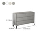 Wood Corner Accent Chest with Drawers Contemporary 15.74" Wide Side Cabinet