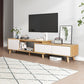 Engineered Wood TV Stand Console with Cabinet 2-Drawer TV Media Stand Clearhalo 'furn' 'furn_tv_stands_entertainment_centers' 'Furniture' 'Living Room Furniture' 'TV Stands & Entertainment Centers' 'TV Stands & Media Storage Furniture' 'tv_stands_entertainment_centers' 1200x1200_92fa9f4c-f091-45f6-b725-08087be03776