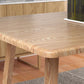 Contemporary Rectangular White and Walnut Wooden Dining Table with Double Pedestal Clearhalo 'Dining Tables & Seating' 'Dining Tables' 'dining_table' 'furn' 'furn_dining_table' 'Furniture' 'Kitchen & Dining Furniture' 1200x1200_92fb4ec5-e704-4b5b-a096-940236c97b5b
