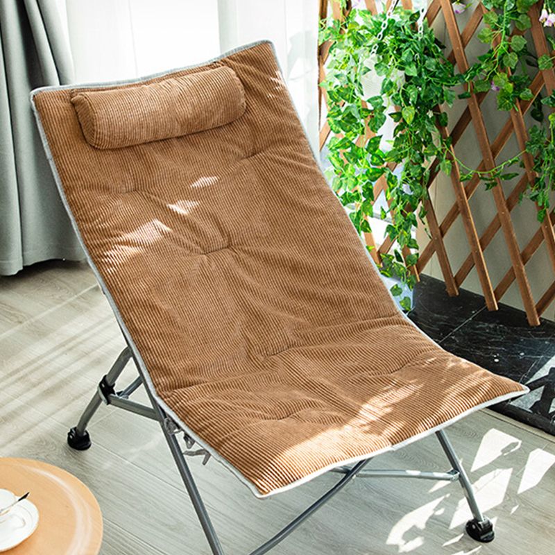 Eigentijdse standaard fauteuil in effen kleur corduroy fauteuil