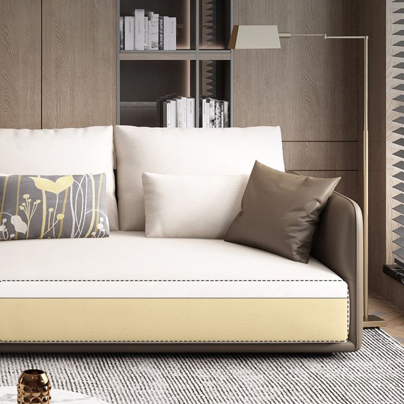 Modern Style with Pillow Back Latex/sponge Seat Filled Dark Blue/orange/army Green Sofa Clearhalo 'furn' 'furn_sofas' 'Furniture' 'furniture_sofas' 'kitchen' 'kitchen_sofas' 'Living Room Furniture' 'Sofa' 'sofas' 1200x1200_9303e2d3-124a-4e94-b82b-c900770f3ca6