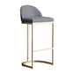 Bucket Faux Leather Dining Stool Low Back Bar Stool with Gold Metal Base Clearhalo 'Bar Furniture' 'Bar Stools' 'bar_stools' 'furn' 'furn_bar_stools' 'Furniture' 'Kitchen & Dining Furniture' 1200x1200_93051291-261a-4ac8-940b-e09e7012b2c6