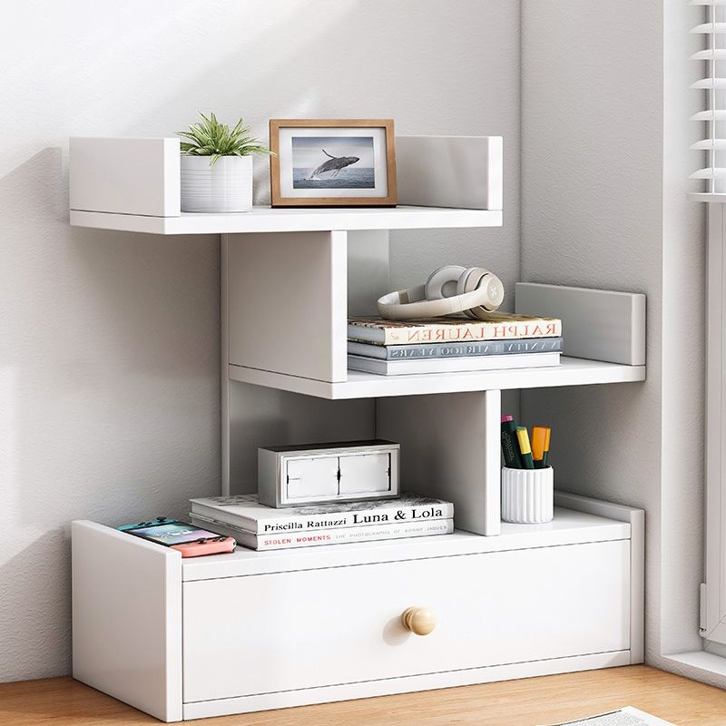 Engineered Wood Bookshelf Open Back Shelf boekenkast voor studieruimte