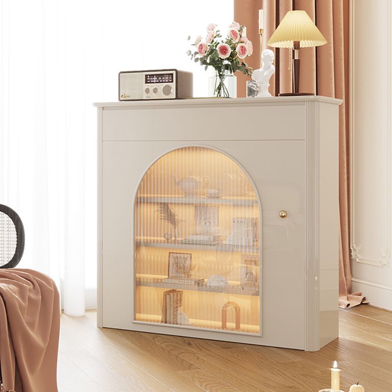 Aparador de piedra buffet de comedor de estilo glamorante con gabinete para el hogar