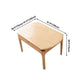 Modern Round Dining Table Brown Solid Wood Drop-Leaf Dining Table with 4 legs Clearhalo ' dining_table' 'Dining Tables & Seating' 'Dining Tables' 'furn' 'furn_dining_table' 'Furniture' 'furniture_dining_table' 'Kitchen & Dining Furniture' 'kitchen&dining_furn' 'kitchen' 'kitchen_dining_table' 1200x1200_9312d7bb-891e-41ed-a424-dccef1b72b75