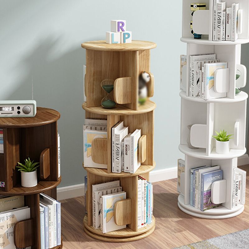 Solid Wood Geometric Bookcase Modern Rotatable Bookshelf for Home Clearhalo 'Bookcases' 'furn' 'furn_bookcases' 'Furniture' 'furniture_bookcases' 'Office Furniture' 1200x1200_9315467e-1353-4dc3-9396-72ca40a9ae35