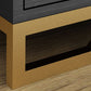 Glam TV Media Stand 16" W Wood Enclosed Storage TV Stand Console with Drawers Clearhalo 'furn' 'furn_tv_stands_entertainment_centers' 'Furniture' 'Living Room Furniture' 'TV Stands & Entertainment Centers' 'TV Stands & Media Storage Furniture' 'tv_stands_entertainment_centers' 1200x1200_9315f6f9-f029-47bb-b385-0c3fd2673699