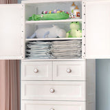 Armoire de rangement en plastique mat en plastique pour armoire contemporaine de chambre à coucher avec porte à charnière