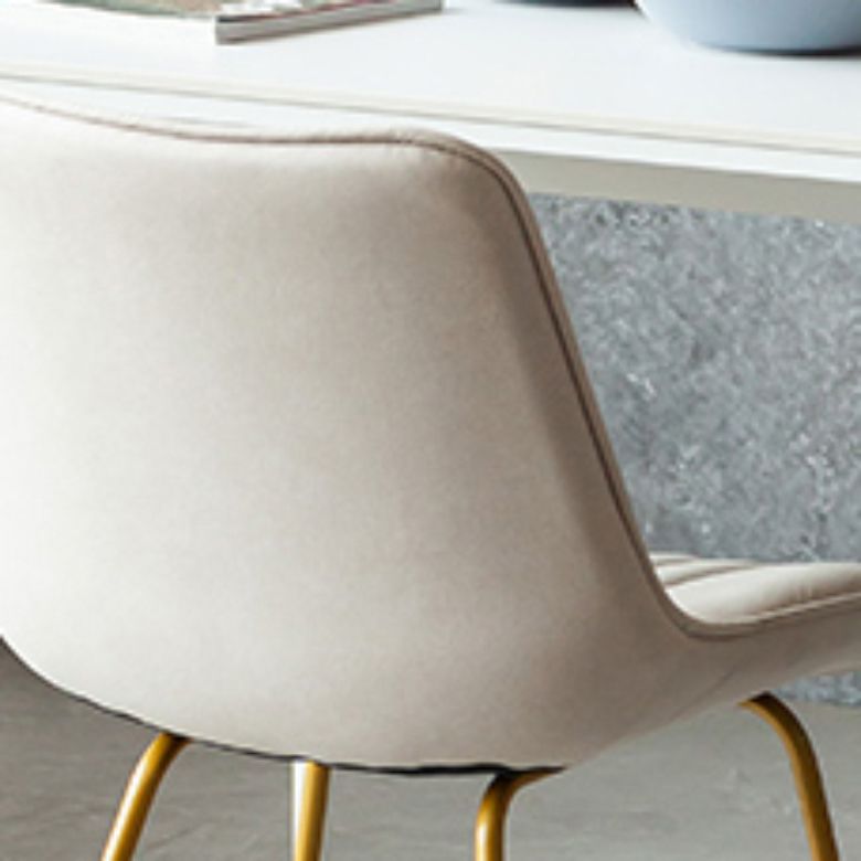 Glam Style Side Chair Faux Leather Gold Frame Dining Chair for Home Clearhalo 'Dining Chairs' 'Dining Tables & Seating' 'dining_chair' 'furn' 'furn_dining_chair' 'Furniture' 'Kitchen & Dining Furniture' 1200x1200_931a9a80-33d5-438d-8586-20cc8cf87b88