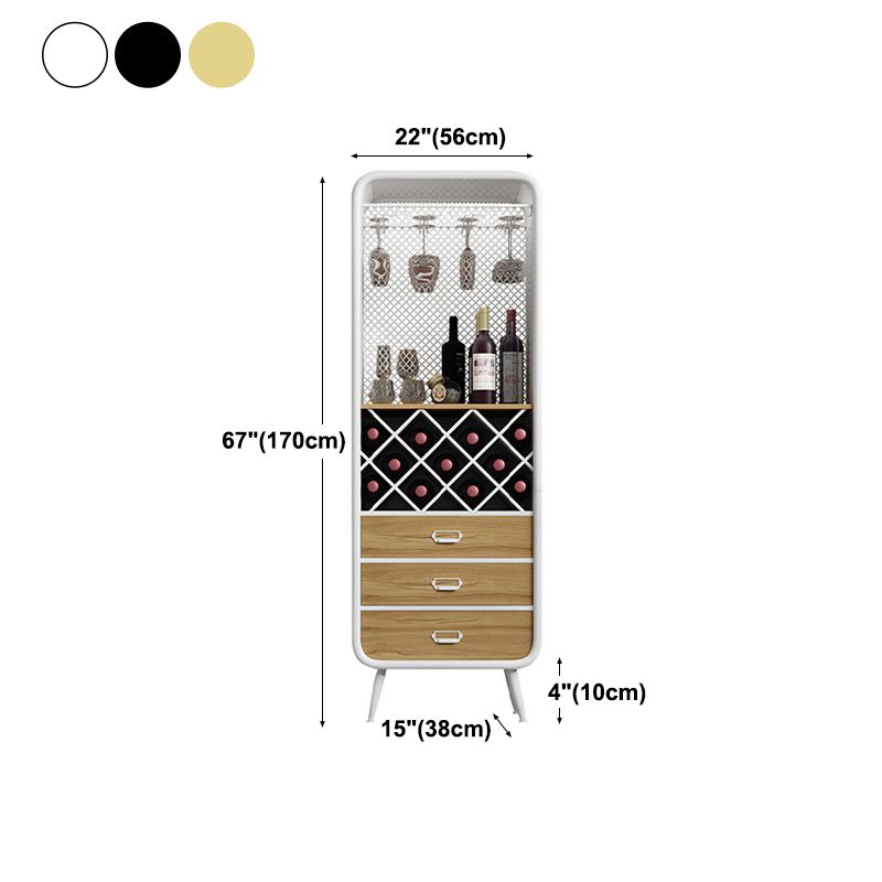 Modern 3-Drawer Wood Sideboard Open Storage Buffet Table with Wine Rack for Living Room Clearhalo 'buffet_sideboard' 'Buffets & Sideboards' 'furn' 'furn_buffet_sideboard' 'Furniture' 'furniture_buffet_sideboard' 'Kitchen & Dining Furniture' 1200x1200_931d126f-ac3b-4032-94c9-64bde1c7281a