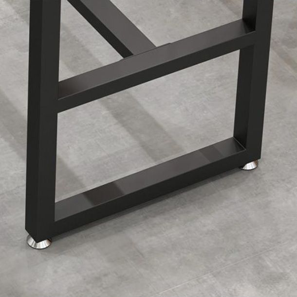 Stone Bar Dining Table Industrial Rectangle Bar Table with Black Base Clearhalo 'Bar Furniture' 'Bar Tables' 'bar_tables' 'furn' 'furn_bar_tables' 'Furniture' 'furniture_bar_tables' 'Kitchen & Dining Furniture' 1200x1200_9321aa24-ff02-4f17-9f06-02cb297f8fb7