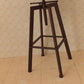 Industrial Armless Rotatable Counter Stool Iron Cafe Bar Stool with Pedal Clearhalo 'Bar Furniture' 'Bar Stools' 'bar_stools' 'furn' 'furn_bar_stools' 'Furniture' 'Kitchen & Dining Furniture' 1200x1200_9322b41e-40f4-4351-ba6e-c1916b58444e