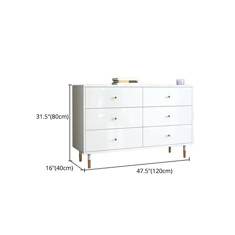 Sideboard di archiviazione di lusso Sideboard di rettangolo in legno per sala da pranzo