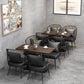 Industrial Brown Dinner Room Kitchen Table Solid Wood Top Table with Metal Base for Dining Room Clearhalo ' dining_table' 'Dining Tables & Seating' 'Dining Tables' 'furn' 'furn_dining_table' 'Furniture' 'furniture_dining_table' 'Kitchen & Dining Furniture' 'kitchen&dining_furn' 'kitchen' 'kitchen_dining_table' 1200x1200_9324d471-13d1-482c-b24f-c161975d07a0