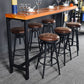 Industrial Style Bar Table Rectangle Solid Wood Pub Bar Table in Brown Clearhalo 'Bar Furniture' 'Bar Tables' 'bar_tables' 'furn' 'furn_bar_tables' 'Furniture' 'Kitchen & Dining Furniture' 1200x1200_932859a8-f7c6-4ab1-b00a-8b6eda3c2660