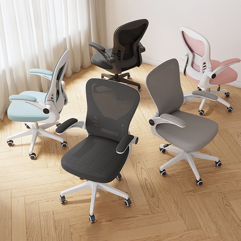 Modern Office Chair Adjustable Seat Height Swivel Chair with Breathable Back Clearhalo 'furn' 'furn_office_chair' 'Furniture' 'Office Chairs' 'Office Furniture' 'office_chair' 1200x1200_933118df-b1c1-46af-961a-e61e4542d043