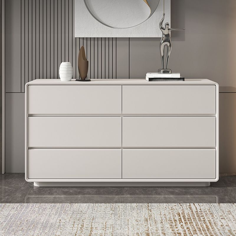 Tocador de cofre de almacenamiento contemporáneo con cajones
