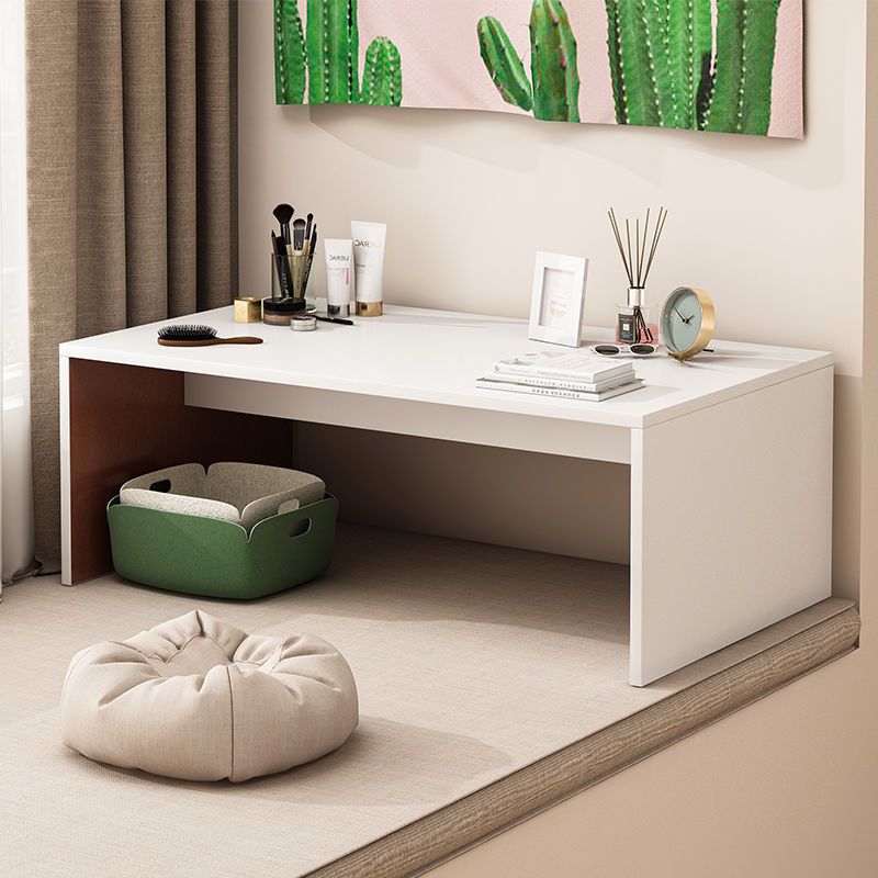 Zeitgenössischer Stil Engineered Wood Schreibtisch Rechteck Schlittenbasisschreibtisch für Home Office