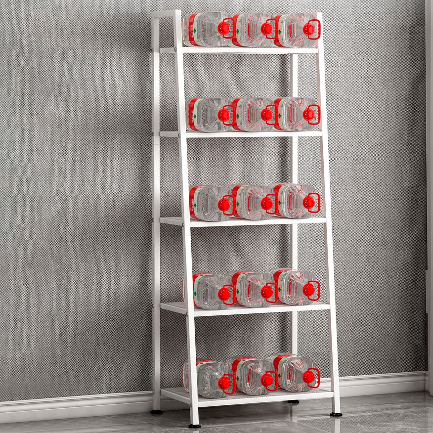 Modern Style Ladder Bookshelf Open Back Metal Bookcase for Home Clearhalo 'Bookcases' 'furn' 'furn_bookcases' 'Furniture' 'Office Furniture' 1200x1200_933edebb-6482-479f-b694-d9401d78623b