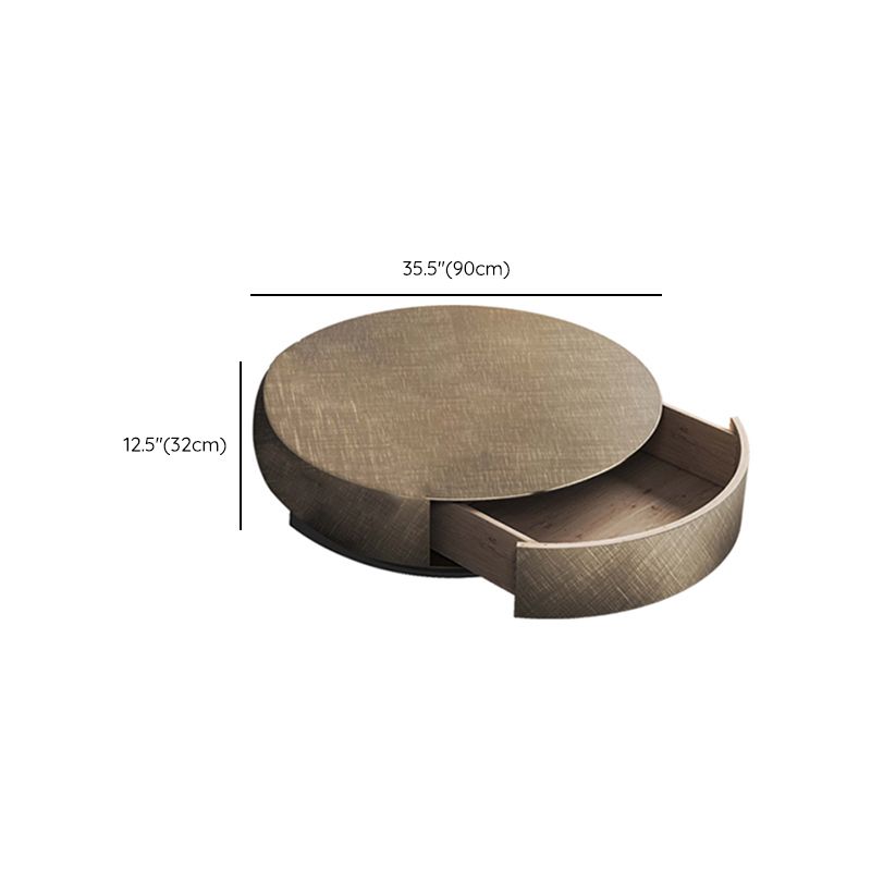 Round Coffee Table Brown Nesting Coffee Table Set for Living Room Clearhalo 'Coffee & Accent Tables' 'Coffee Tables' 'coffee_tables' 'furn' 'furn_coffee_tables' 'Furniture' 'Living Room Furniture' 1200x1200_934138b3-7572-483c-817e-d50ba2a383f3