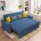 Cushion Back Futon Sofa bedkussen omvatte wijd uitlopende armen slaper bank