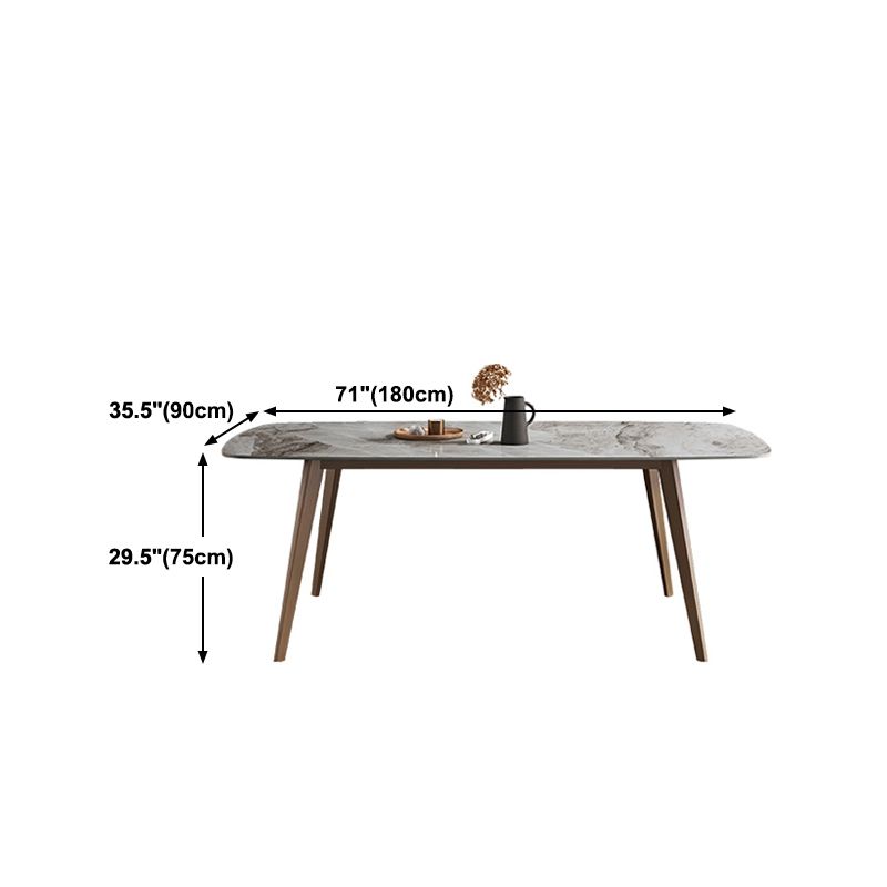 Glam 1/2/5/7 Pieces Dinette Set with Grey Sintered Stone Top Rectangle Dining Table Set Clearhalo 'Dining Room Sets' 'Dining Tables & Seating' 'dining_room_set' 'furn' 'furn_dining_room_set' 'Furniture' 'furniture_dining_room_set' 'Kitchen & Dining Furniture' 1200x1200_934867c5-9d41-4c9e-9a99-a7d3f749581a