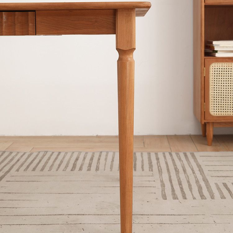 Modern Cherry Solid Wood Table Rectangle Dining Table with 4 Legs for Restaurant Clearhalo ' dining_table' 'Dining Tables & Seating' 'Dining Tables' 'furn' 'furn_dining_table' 'Furniture' 'furniture_dining_table' 'Kitchen & Dining Furniture' 'kitchen&dining_furn' 'kitchen' 'kitchen_dining_table' 1200x1200_93486c6b-1b1f-4191-9033-4831c14dbed2