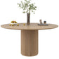 Round Pedestal Casual Dining Table Wood Color Fixed Table with Pinewood Solid Wood Clearhalo ' dining_table' 'Dining Tables & Seating' 'Dining Tables' 'furn' 'furn_dining_table' 'Furniture' 'furniture_dining_table' 'Kitchen & Dining Furniture' 'kitchen&dining_furn' 'kitchen' 'kitchen_dining_table' 1200x1200_9349b13b-1907-420b-bccf-0af4c4d57f4e