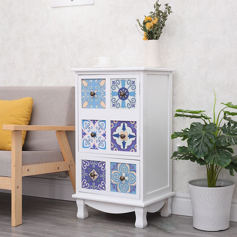 Cofensador de cofres de almacenamiento tradicional cofre de almacenamiento de madera vertical con cajones